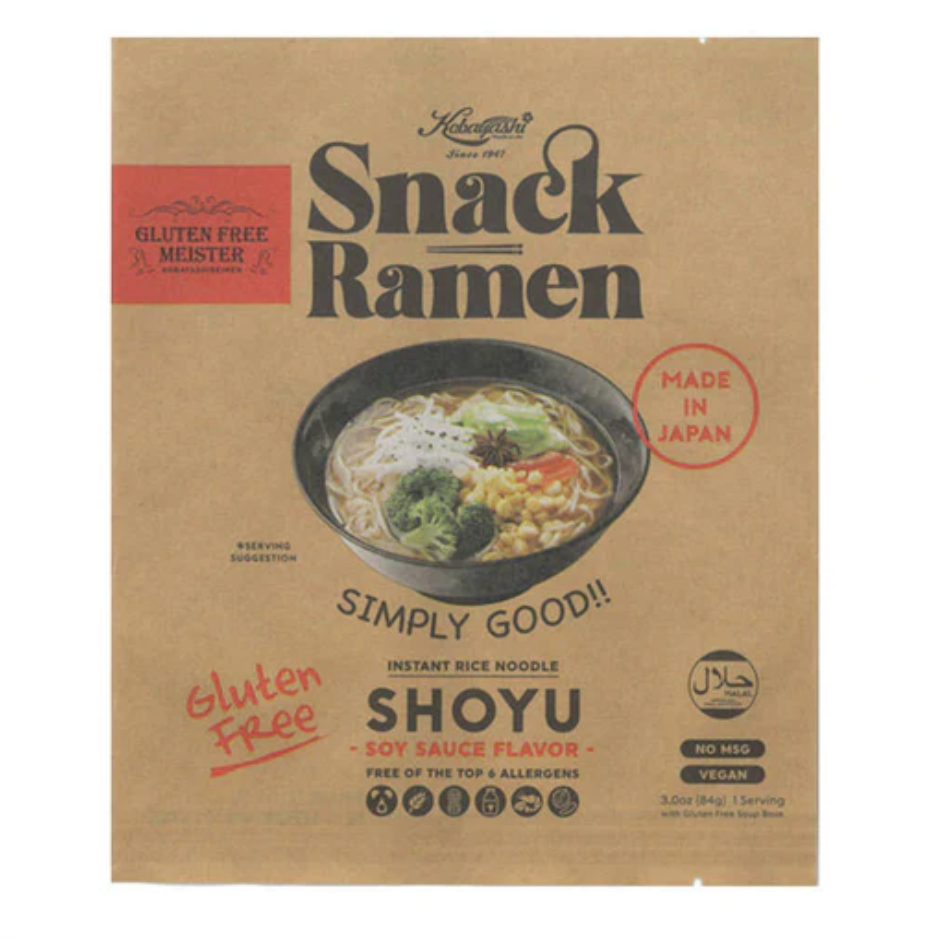 Kobayashi Snack Ramen Soy Sauce Flavour - YOYO JAPAN