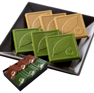 Kiyoizumi Kyoto Uji Matcha & Hojicha Roast Chocolate 70 g artisan box, elegant packaging