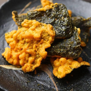 Daiko Noriten Biriri Kun Extra Spicy Togarashi Tempura Seaweed Chips in 70g (Pack of 12), bold seasoning, perfect for pairing with beverages