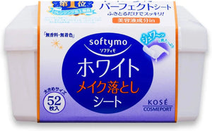 Softymo White Makeup Remover Sheet - 52 Sheets