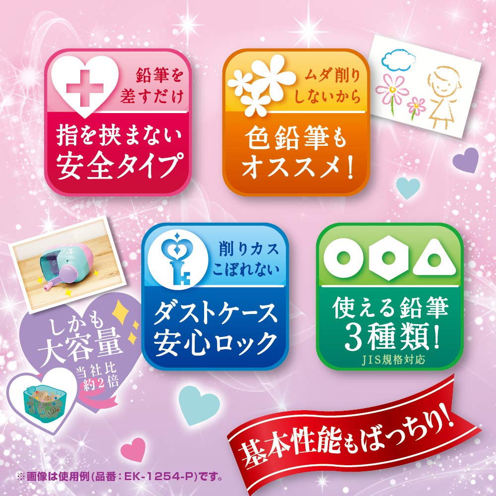 Sonic Japan Pencil Sharpener Toga Return Manual Liana Tiara Pink Ek - 1254 - P