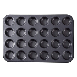 Soratobu Frying Pan Silicon Processed Muffin Top Plate Japan (24 Mini Muffin Molds)