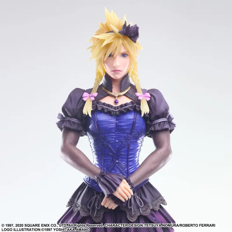 Square Enix Final Fantasy VII Remake Static Arts Cloud Strife Dress Ver - PVC Figure