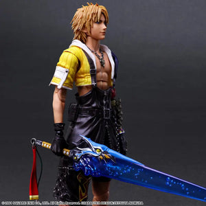 Square Enix Final Fantasy X Play Arts Kai Tida Pvc Pre - Painted Movable Figure Japan