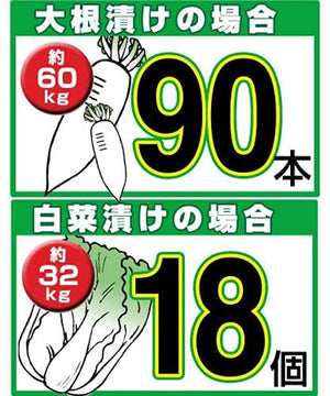 Squirrel 80L Tsukemono Barrel S 80 Type Made In Japan Ivory Pickling Barrel W/Lid Sanitary Test Passed