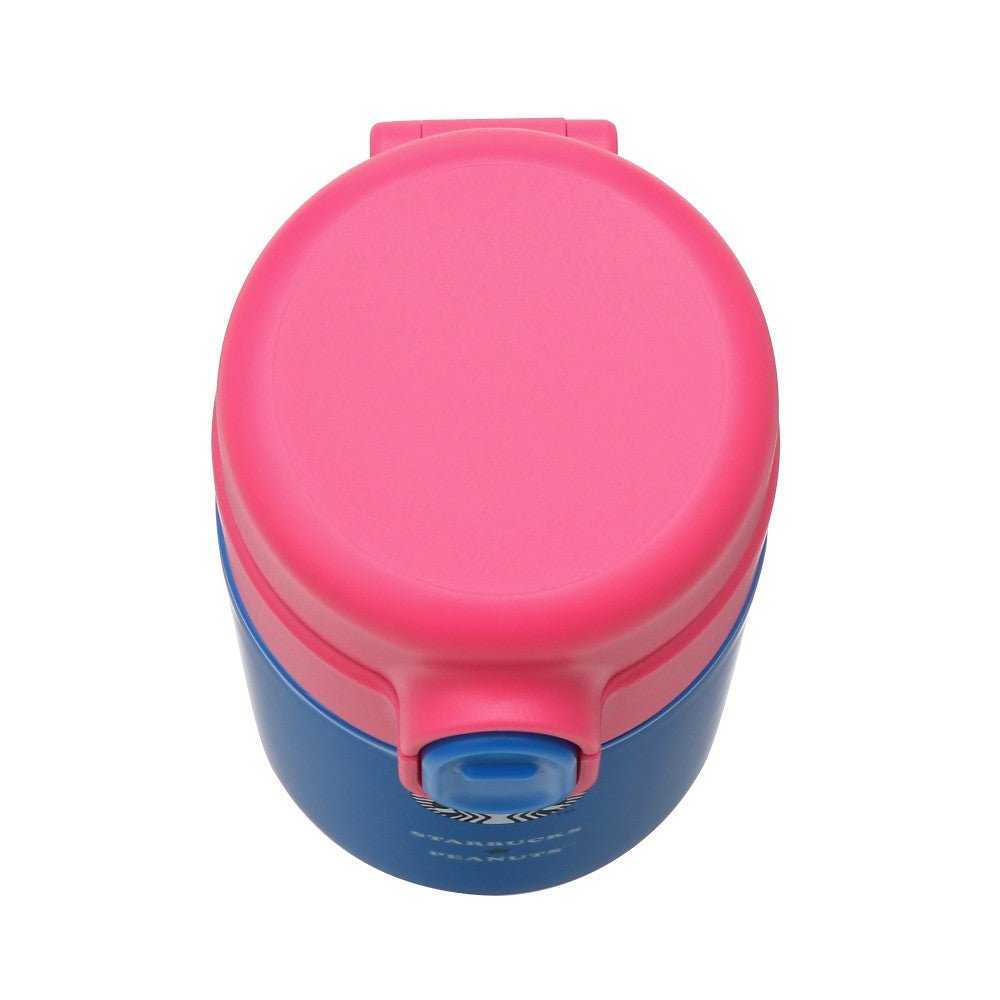 Stainless Steel Petit Bottle Blue Peanuts Franklin 200Ml