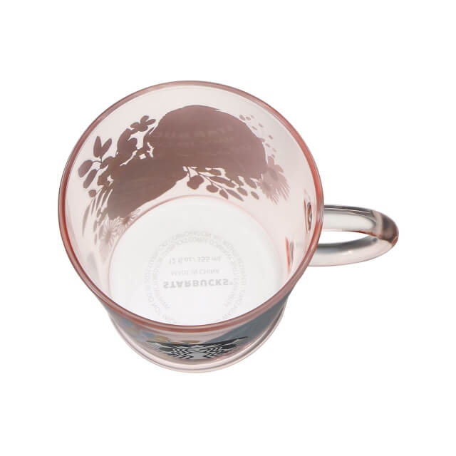 Starbucks Heat Resistant Glass Mug Flower Bouquet 355ml - Starbucks Mugs In Japan