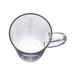 Starbucks Japan 384ml Glass Mug Cat 2023 Halloween