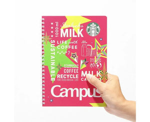 Starbucks Japan Holiday 2023 Pink Canvas Notebook - Popular