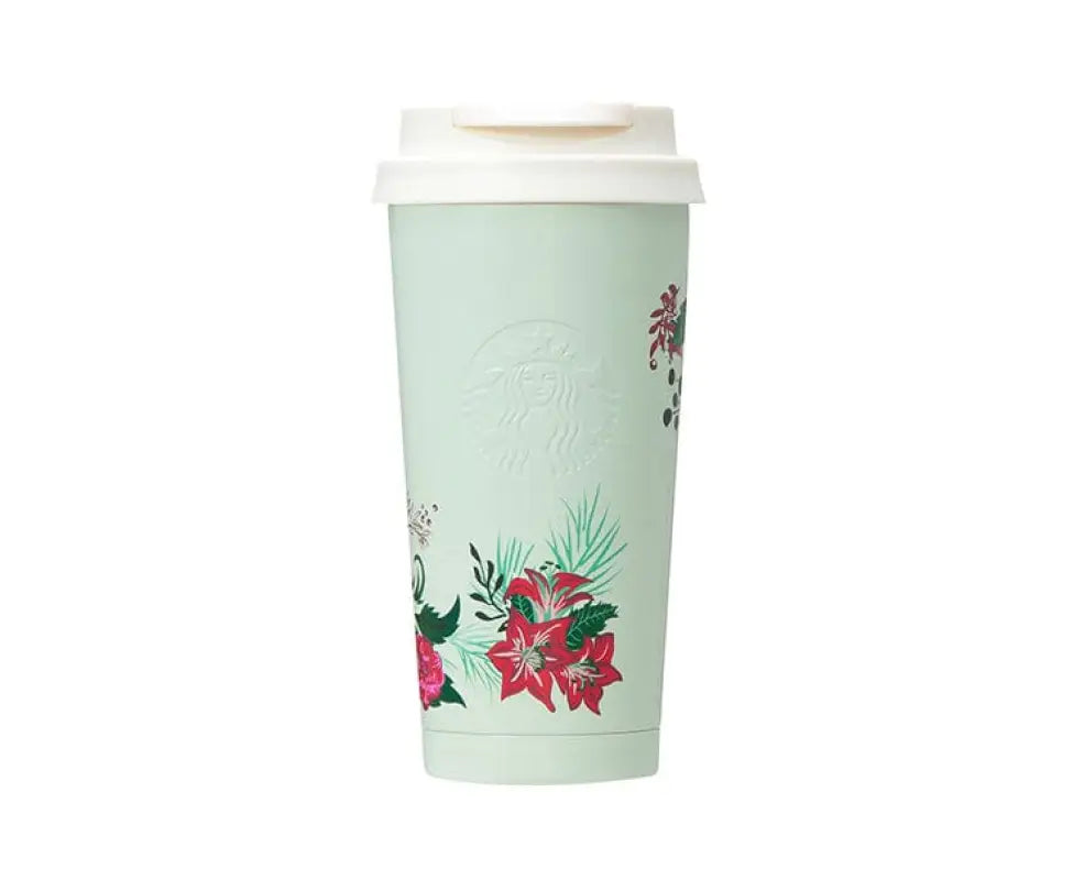 Starbucks Japan Holiday 2023 Poinsettia Mint Tumbler - Popular