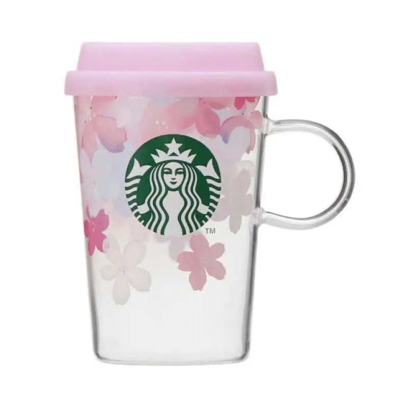 Starbucks Sakura 2022 Heat Resistant Glass Mug Gradient 355ml - Japanese Mugs Home