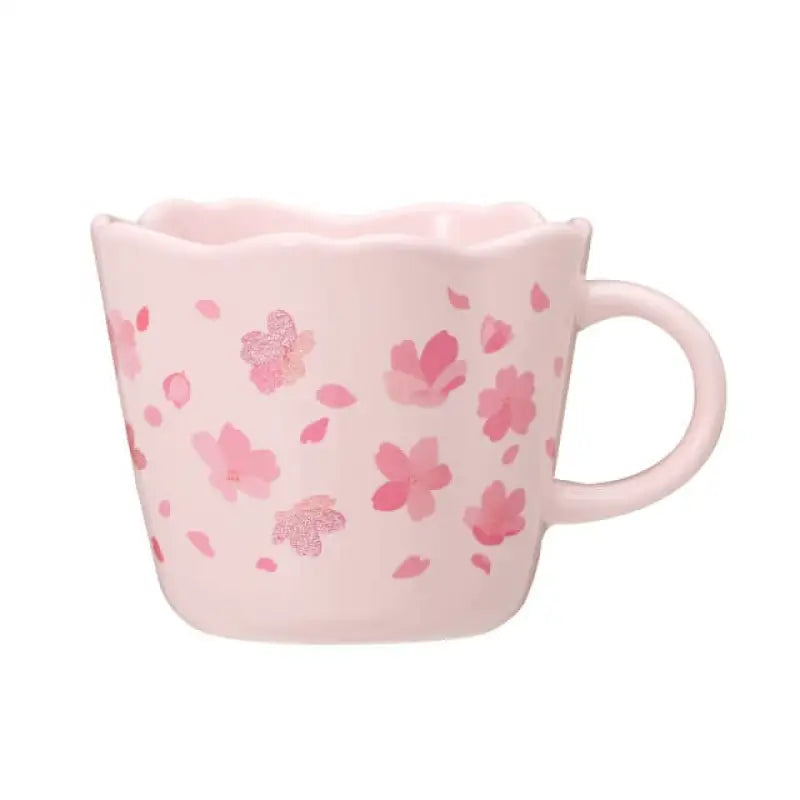 Starbucks Sakura 2022 Mug Glitter Petal 296ml - Japanese Cute Mugs Home