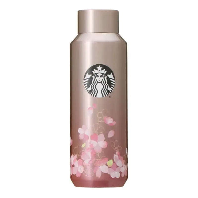 Starbucks Sakura 2022 Stainless Bottle Cherry Blossoms Pink Gold 473ml - Japanese Bottles Home