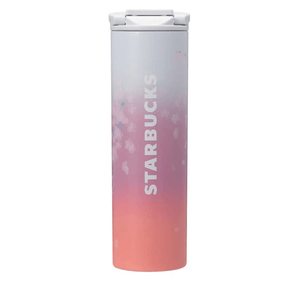 Starbucks Sakura 2025 Stainless Steel Bottle Orange Gradient