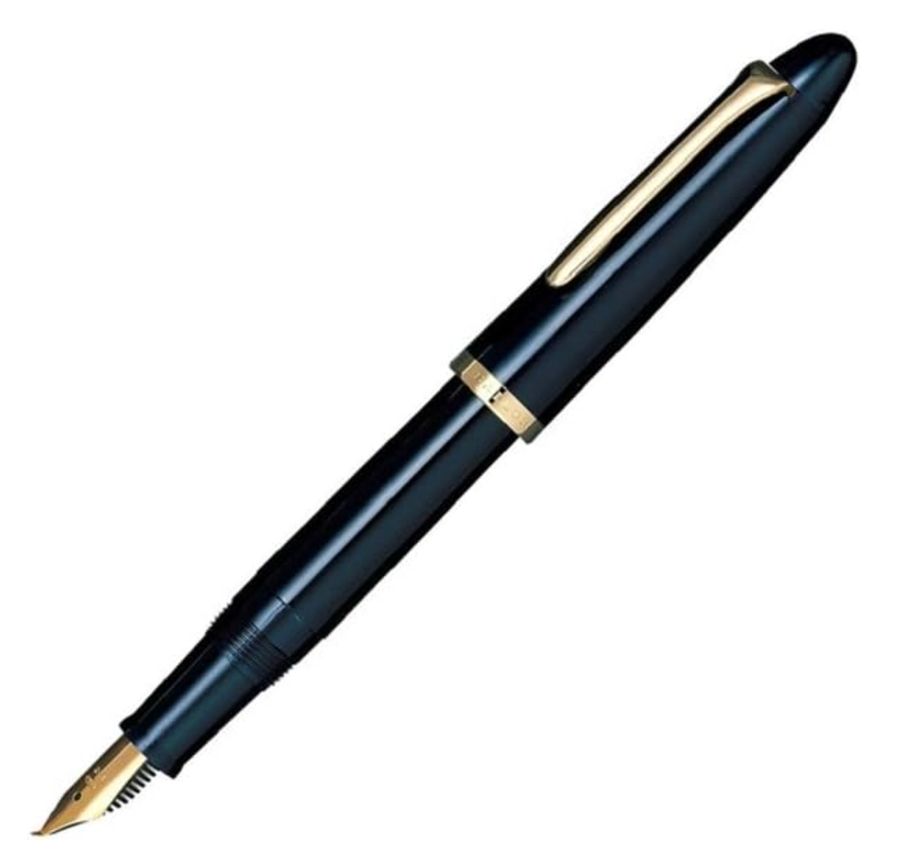 Sailor Fountain Pen Profit Brush Pen Fude DE Mannen Special Pen Tip 10-0212-740 Navy Blue - YOYO JAPAN
