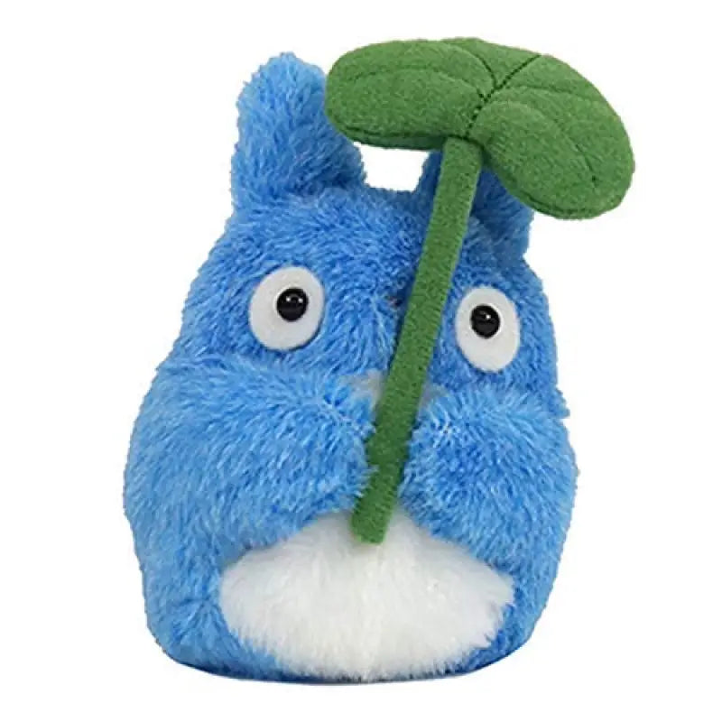 Sun Arrow Studio Ghibli My Neighbor Totoro Leaf-Holding (Blue) Plush Toy In Japan