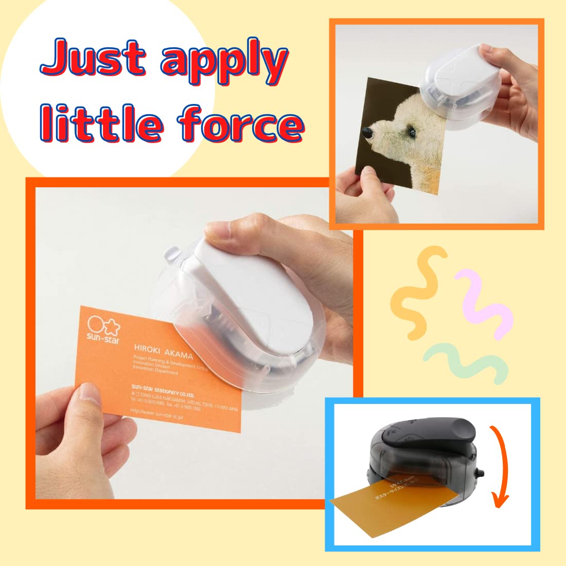 Sun - Star Stationery Corner Cutter Kadomaru Pro Neo Black S4765079 Japan