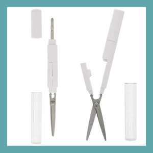 Sun - Star Stationery White Stickyle Tasno Scissors Japan S3720063