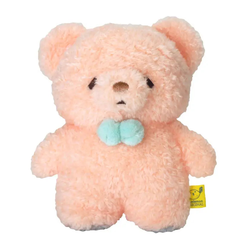 SUNLEMON Plush Doll Fluffy Tatton Bear Pink S