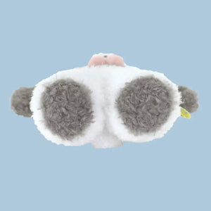 SUNLEMON Plush Doll Fluffy Tatton Panda Gray M