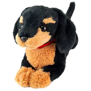 SUNLEMON Plush Doll Hiza Wanko Miniature Dachshund Black Tjn