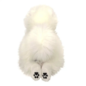 SUNLEMON Plush Doll Knee Dog Pomeranian Cream