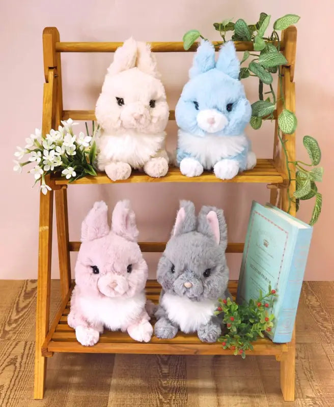 SUNLEMON Plush Doll Lapinou Netherland Dwarf Rabbit Blue