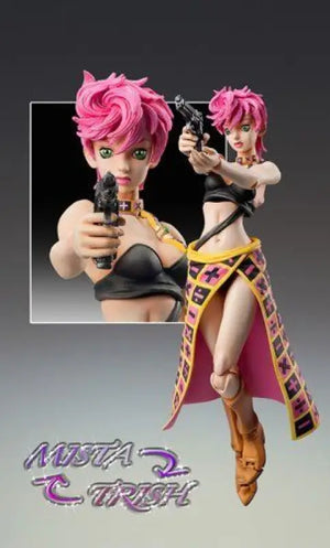 Super Action Statue 54 Trish Una Hirohiko Araki Specify Color Ver. - Figure