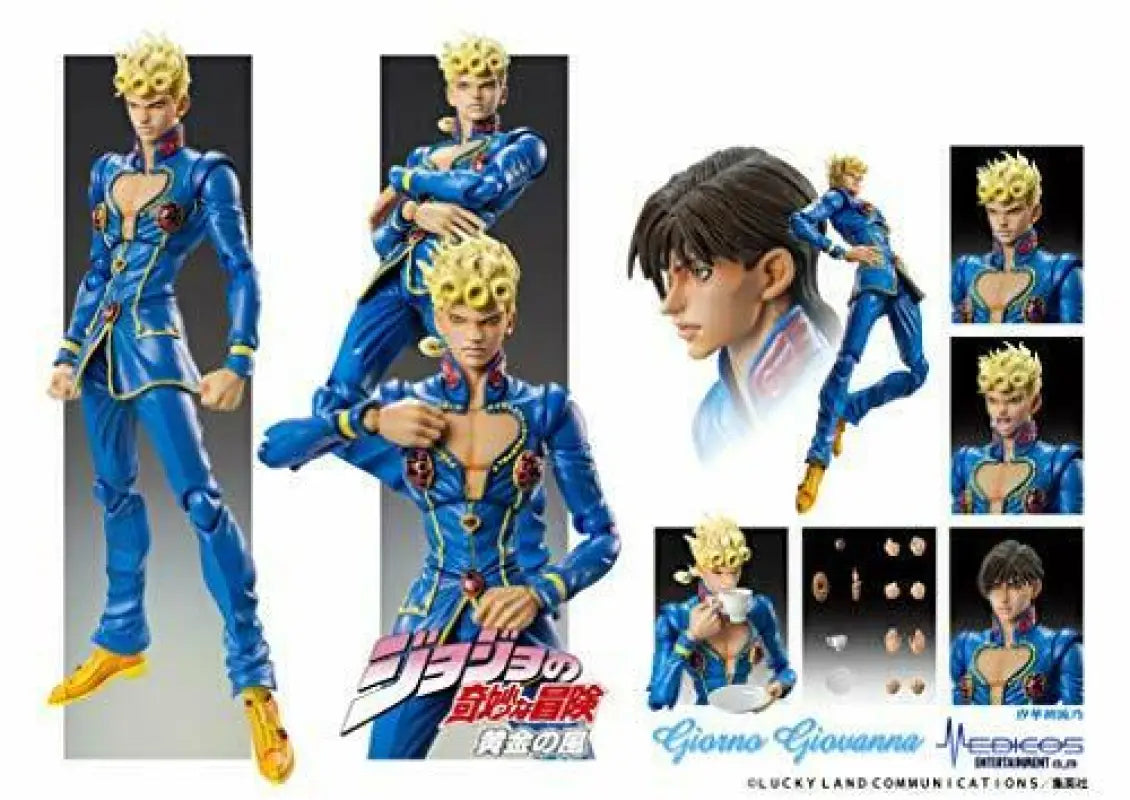 Super Action Statue Jojo’s Bizarre Adventure Part 5 Giorno Giovanna Second - Figure