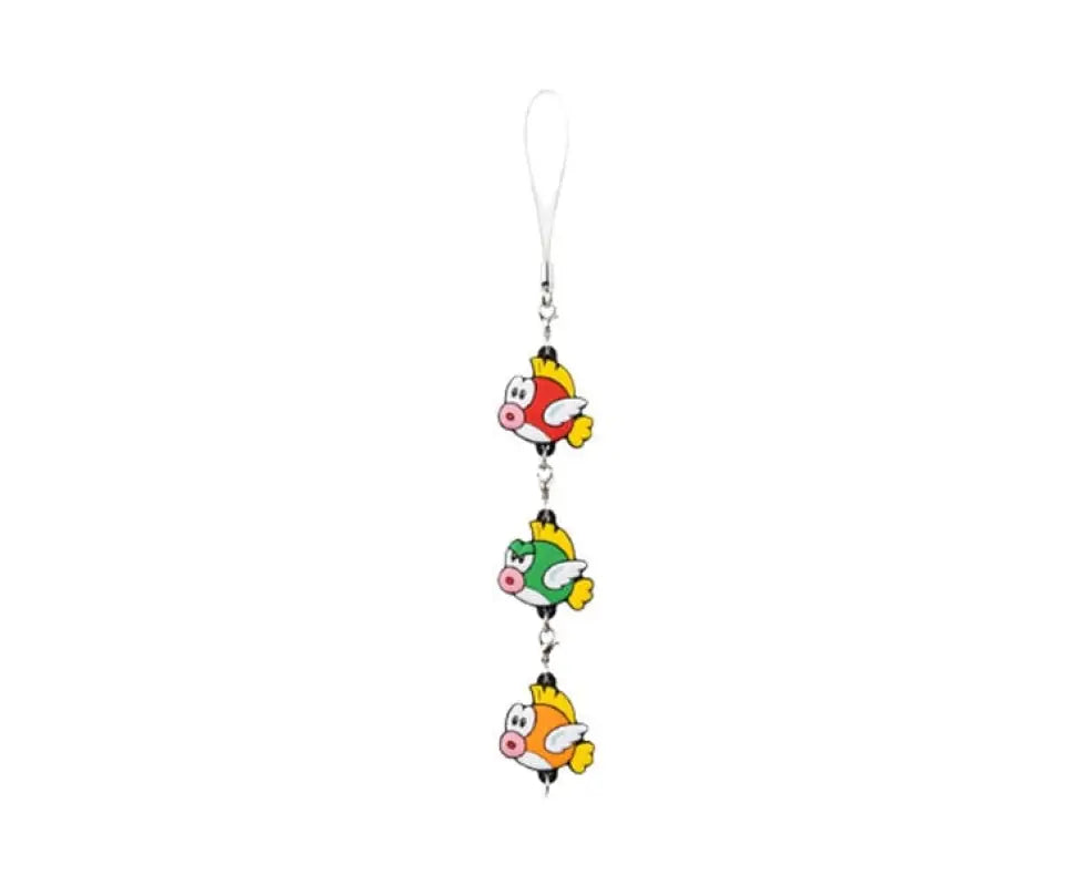 Super Mario Linking Cheep Rubber Keychain - Anime & Video Games
