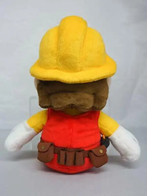 Super Mario Maker 2 Builder Plush Doll Stuffed Toy Size S