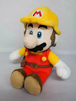 Super Mario Maker 2 Builder Plush Doll Stuffed Toy Size S