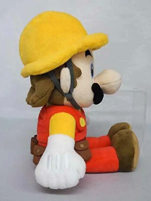 Super Mario Maker 2 Builder Plush Doll Stuffed Toy Size S