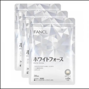 FANCL White Force Economical Set of 3, supplement pack for consistent beauty support in daily life