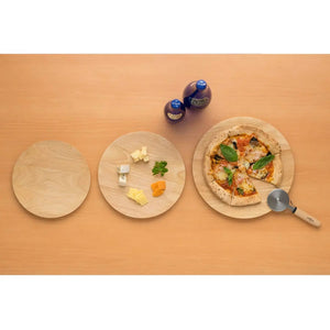 Swanson Rubberwood Pizza Serving Plate 25cm