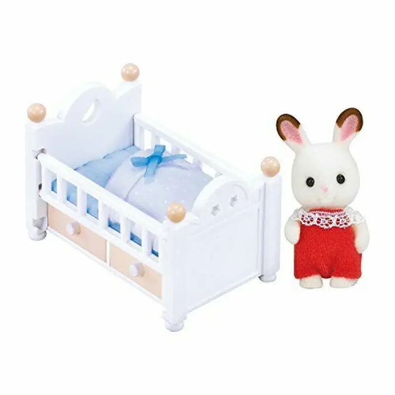 Sylvanian Families Dolls And Furniture Set Chocolate Rabbit Baby - furniture - Animals & Pets