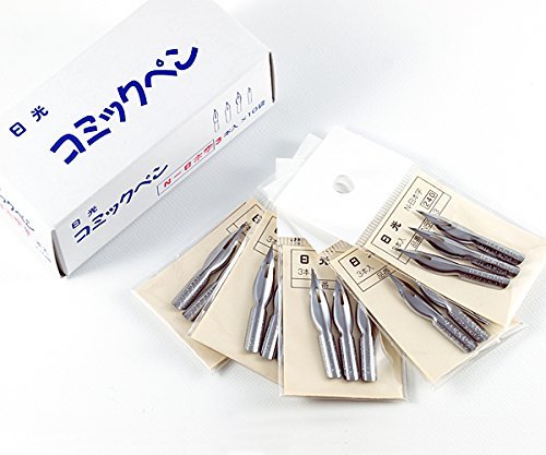 Tachikawa Pin Nikko Comic Pen N - Nihonji 3 - Pack Pen Tips
