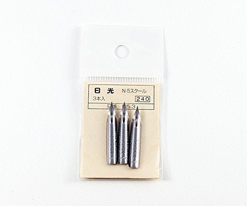 Tachikawa Pin Nikko Comic Pen Nib N - 5 School 3 - Pack