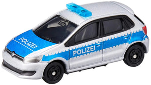 Takara Tomy Tomica 109 Volkswagen Polo Patrol Car 824992 1/62 Scale Police Cars