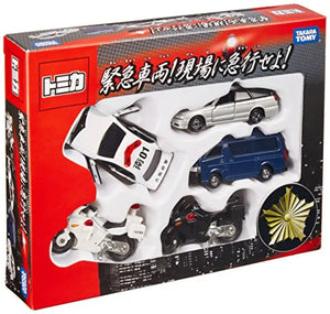 Takara Tomy Tomica Emergency! Police Car Set F/s