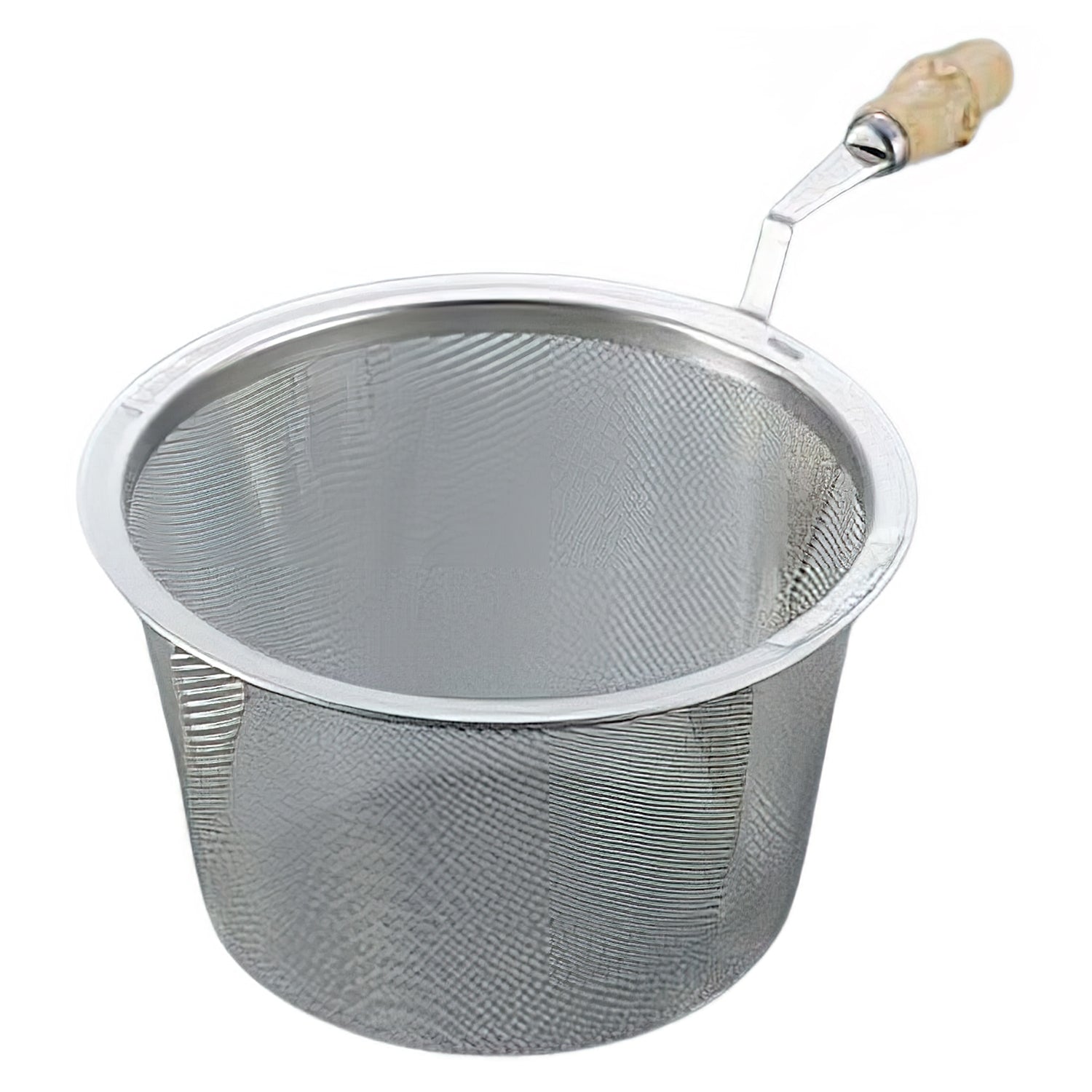 Takekoshi Stainless Steel Tea Strainer Bamboo Handle 78 - 84mm