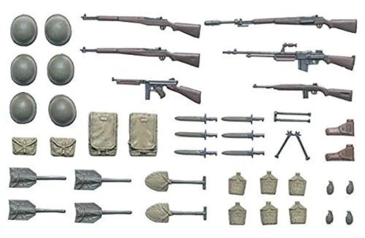 Tamiya 1/35 U.s. Infantry Equipment Set Kit - Plastic Model