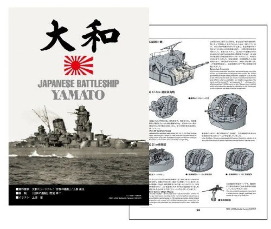 Tamiya 78025 1/350 Premium Japanese Battleship Yamato Model Kit - Plastic