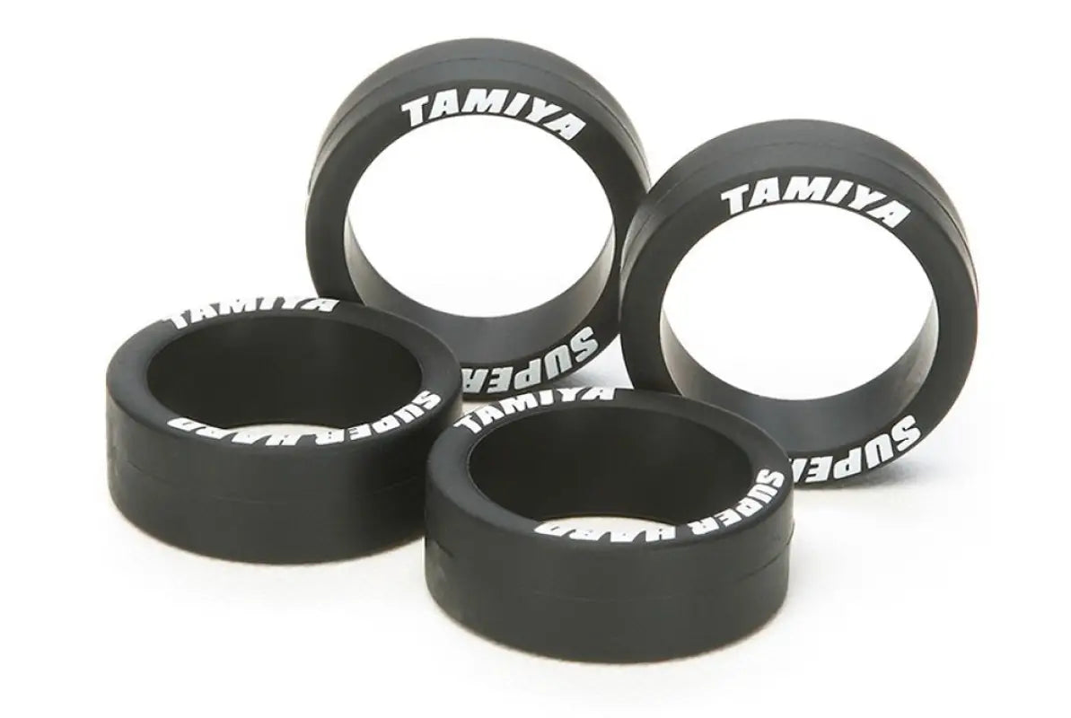 TAMIYA 95323 Mini 4Wd Super Hard Low Profile Tire Black