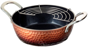 Taniguchi - Metal Japan Ih Tempura Pan Mallet Forging 22Cm