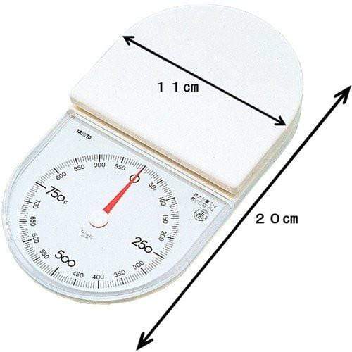 Tanita Japan 1Kg Mechanical Kitchen Scale White - Non - Electric