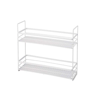 Tenma Spice Rack White 10X31X27Cm 2 Tiers