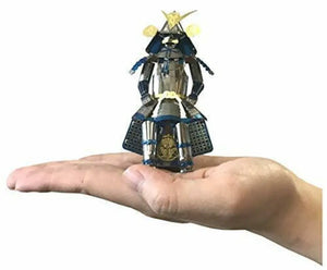 Tenyo Metallic Nano Puzzle Multi Color Yoroi Kenshin Uesugi Model Kit - Toy
