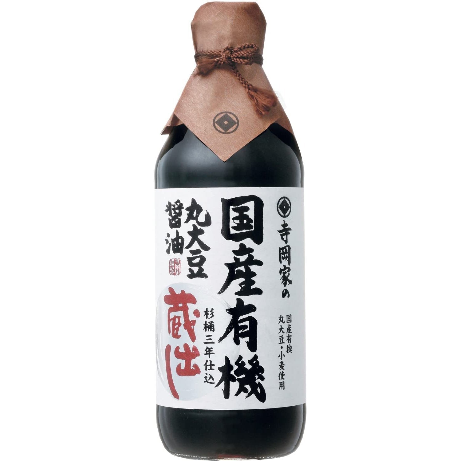 Teraoka Organic Shoyu Japanese Barrel Aged Soy Sauce 500ml