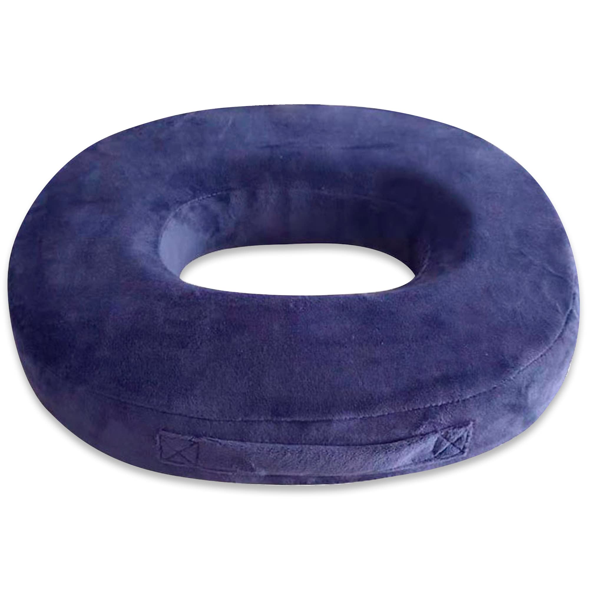 The Heart Navy Donut Cushion For Postpartum Hemorrhoids Episiotomy Waist - 2023 Edition Supervised By Active Midwives - High Resilience Scratch - Friendly Portable